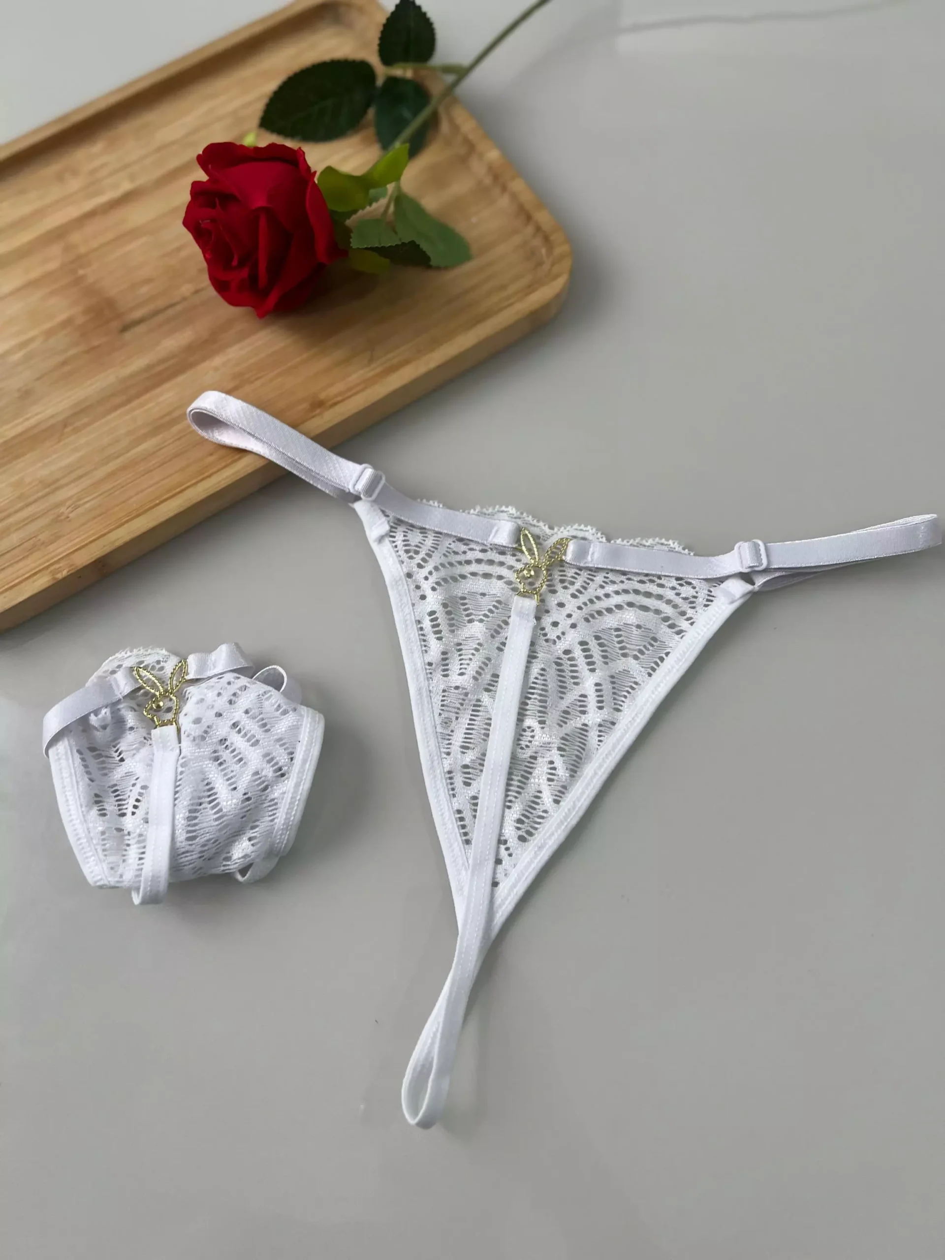 Calcinha PlayBoy - Branco — foto 3