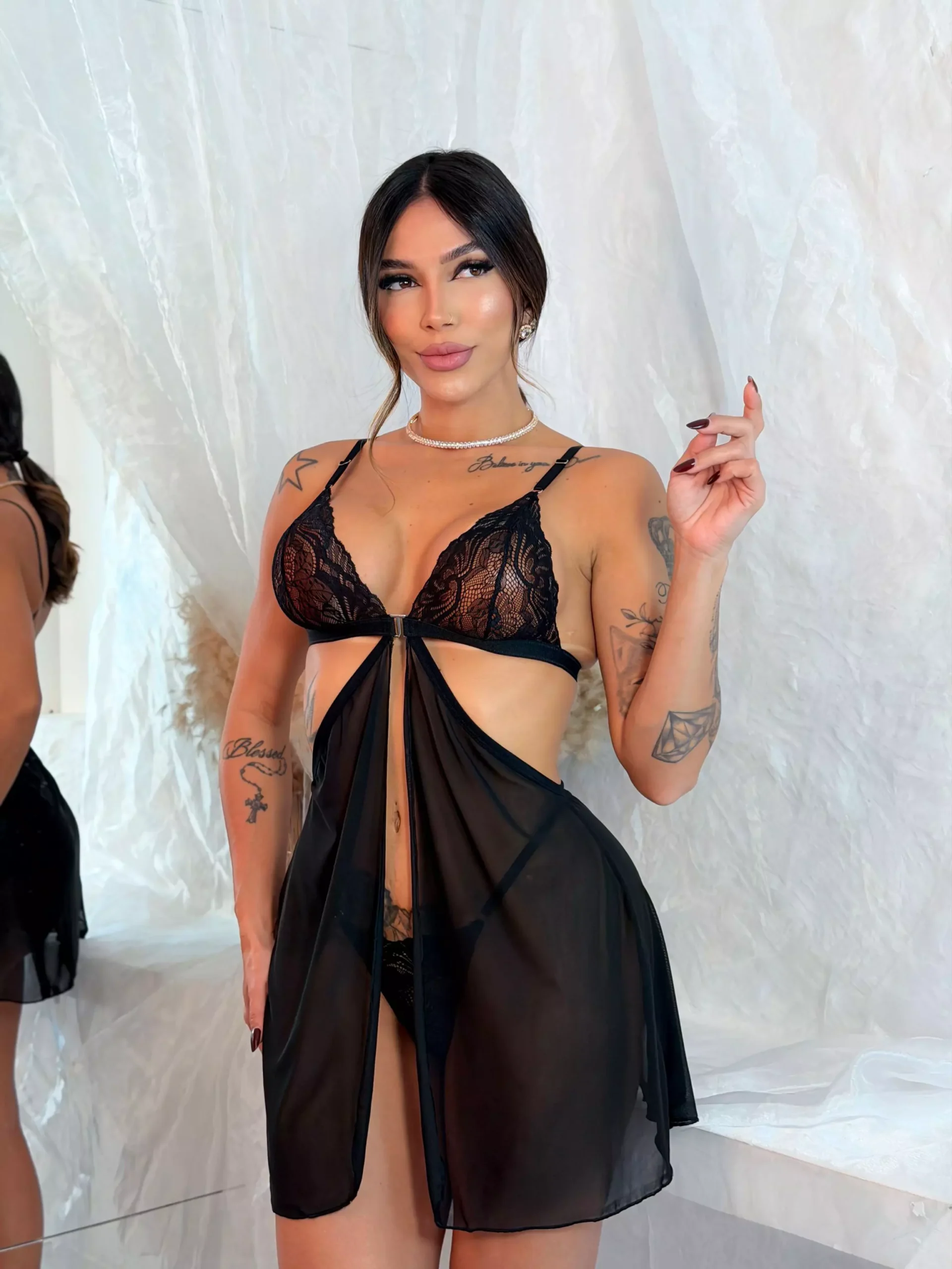 Camisola Ana - preto - GG — foto 1