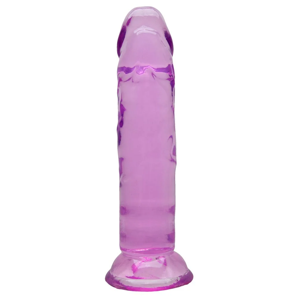 Pênis Realístico Transparente 14,8 X 3Cm (8226) roxo — foto 3