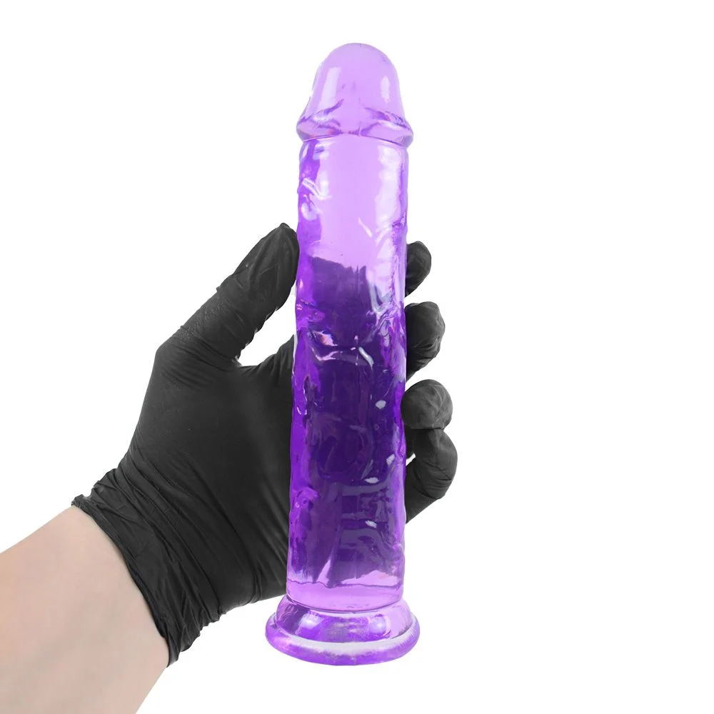 Pênis Real Jelly 21,5 X 4,2Cm Ventosa (8231) roxo — foto 2