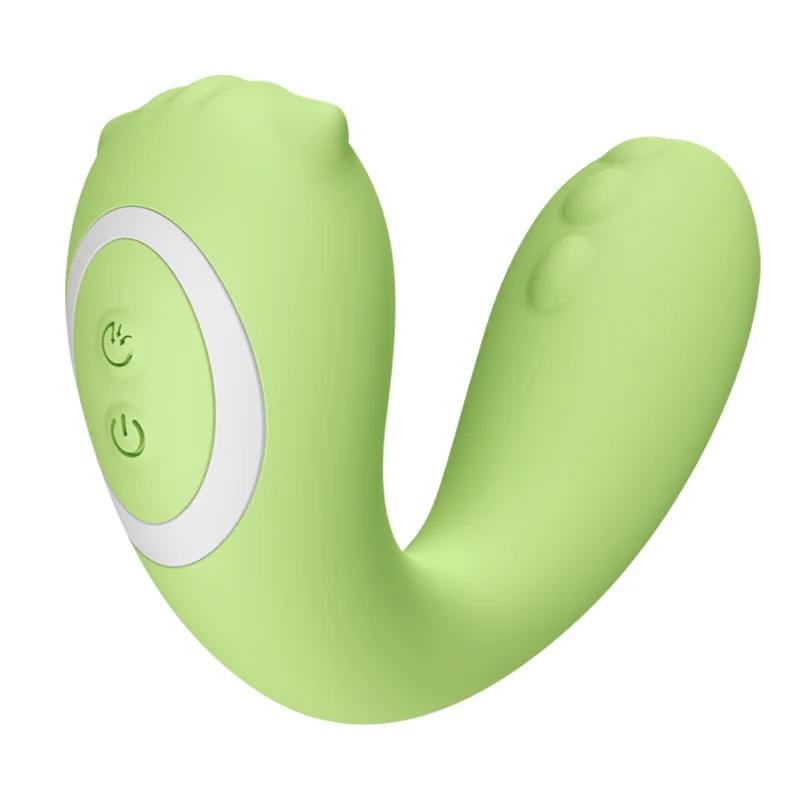 Vibrador Penetrável Bichinho com pulsador de Clitóris (WTO37) recarregável — foto 3