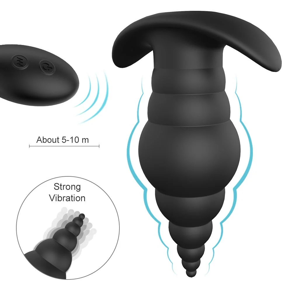 Plug Anal Vibratório Bullet com Controle (S117-2) recarregável — foto 3