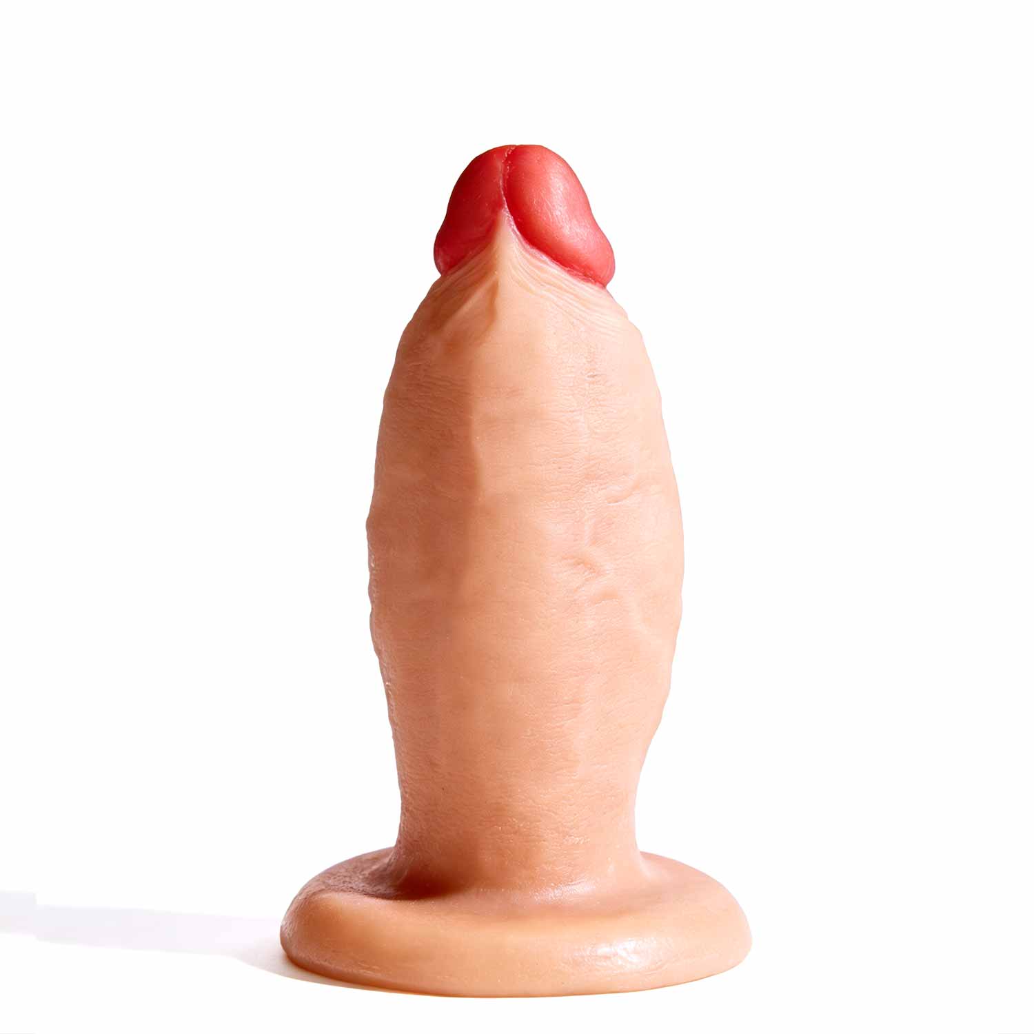 Plug Anal Realista Pequeno 14x4,5cm com Ventosa Forte (ADAO127) — foto 1