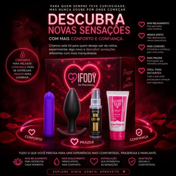 Kit Primeira Experiência Anal