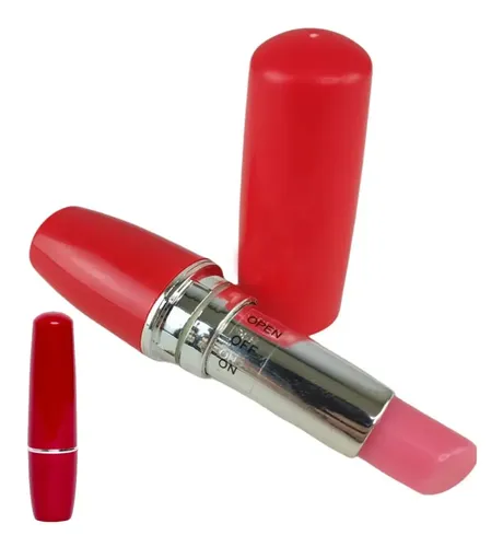 Vibrador Em Formato Batom (5132) pilha — foto 1