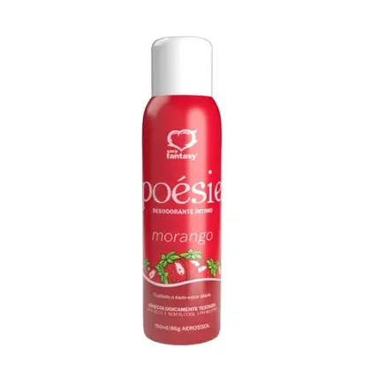 Poésie Desodorante Íntimo Aerossol (morango) 150ml Sexy Fantasy