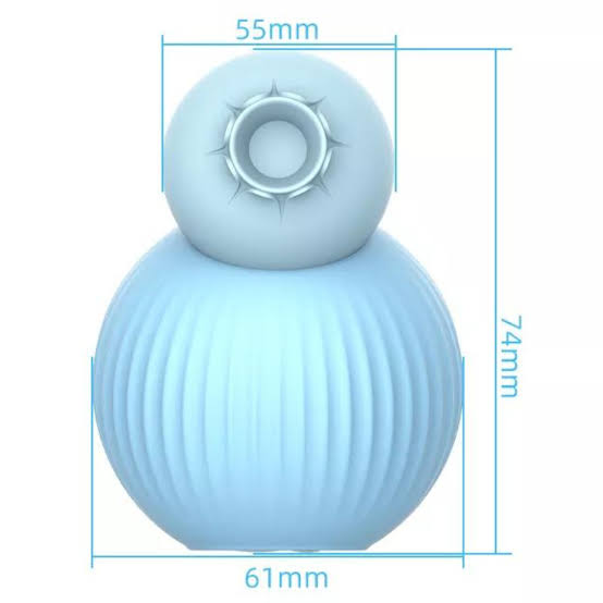 Vibrador de clitóris com pulsação (8256NA) recarregável — foto 4
