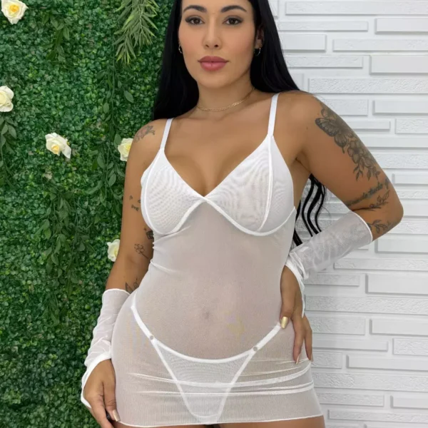 Camisola Felícia - Branco - GG