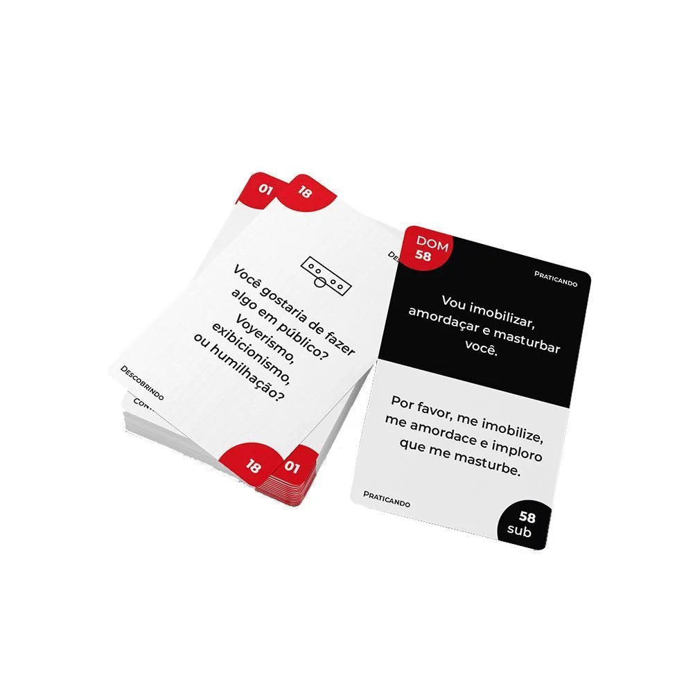 Inbdsm Baralho Sado 91 Cartas Jogo das Intenções — foto 4