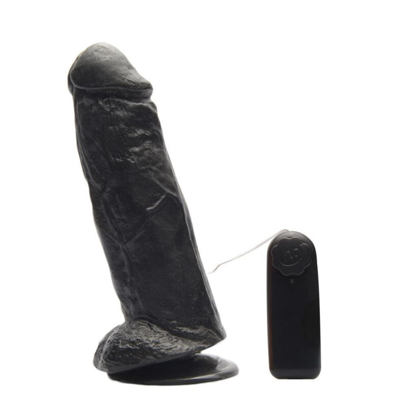 Protese com Vibro e Ventosa 17,7 x 4,9cm (HPCVBL) pilha