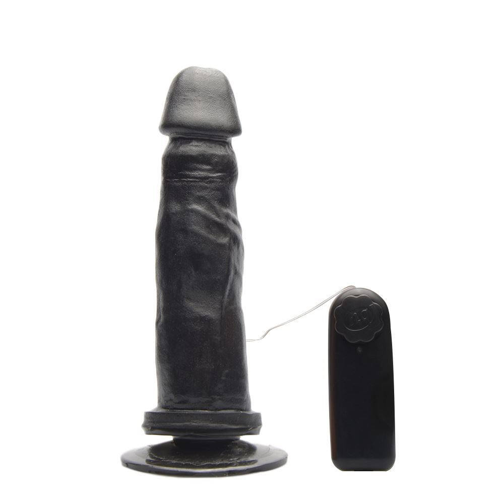 PROTESE COM VIBRO GARANHÃO 18,7 X 4CM (G8ACVBL) PILHA — foto 1