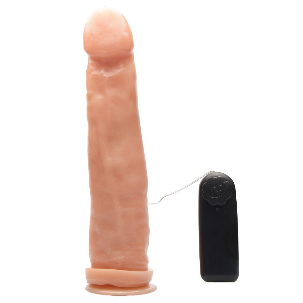 Protese com Vibro Garanhão 28,6 x 5,4cm (g11acvbgc) pilha — foto 1