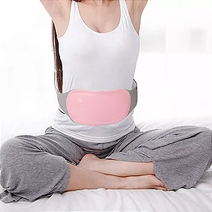 Vibrador com Aquecimento para Alívio Menstrual com 2 Saquinhos de Artemísia (LB7049-1) — foto 1