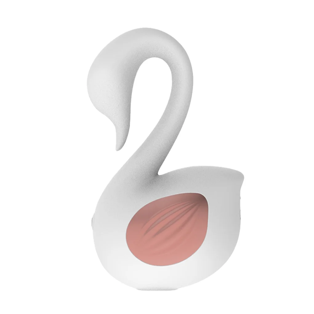 Vibrador Cisne com pulsador de Clitóris (HB2015) recarregável — foto 3