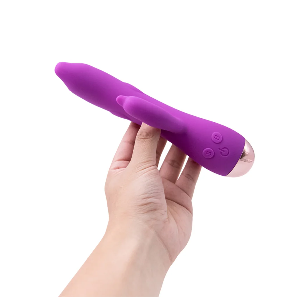 Vibrador Formato de Golfinho com Estimulador de Clitóris (LB6051)  recarregavel — foto 2