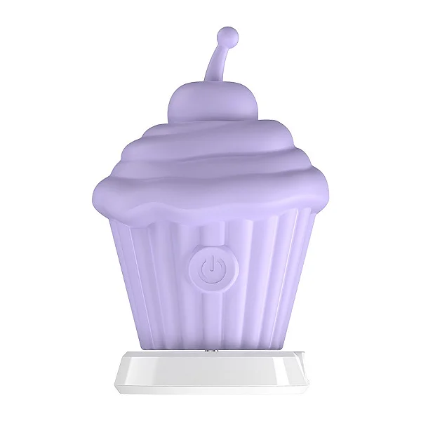 Cupcake Vibratório para Clitóris e Mamilos (TD026) recarregável — foto 2