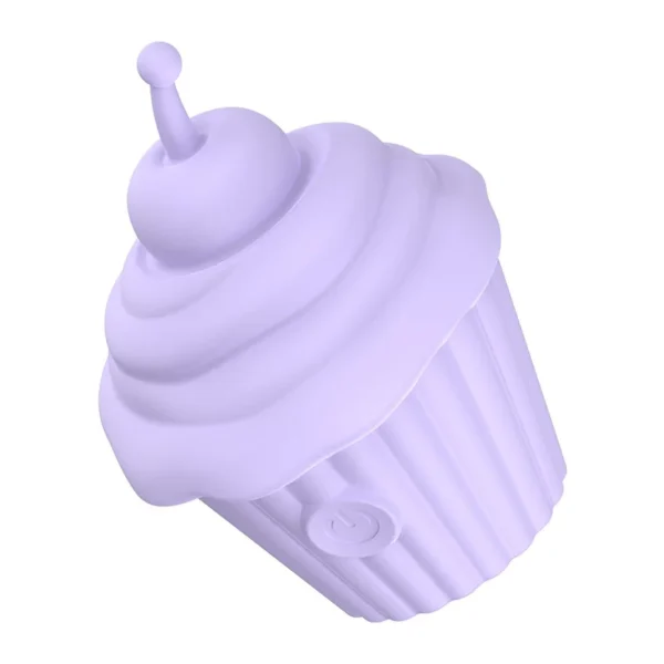 Cupcake Vibratório para Clitóris e Mamilos (TD026) recarregável