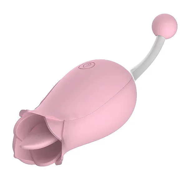 Vibrador Dora com Língua e Formato de Rosa (3801) recarregavel — foto 4