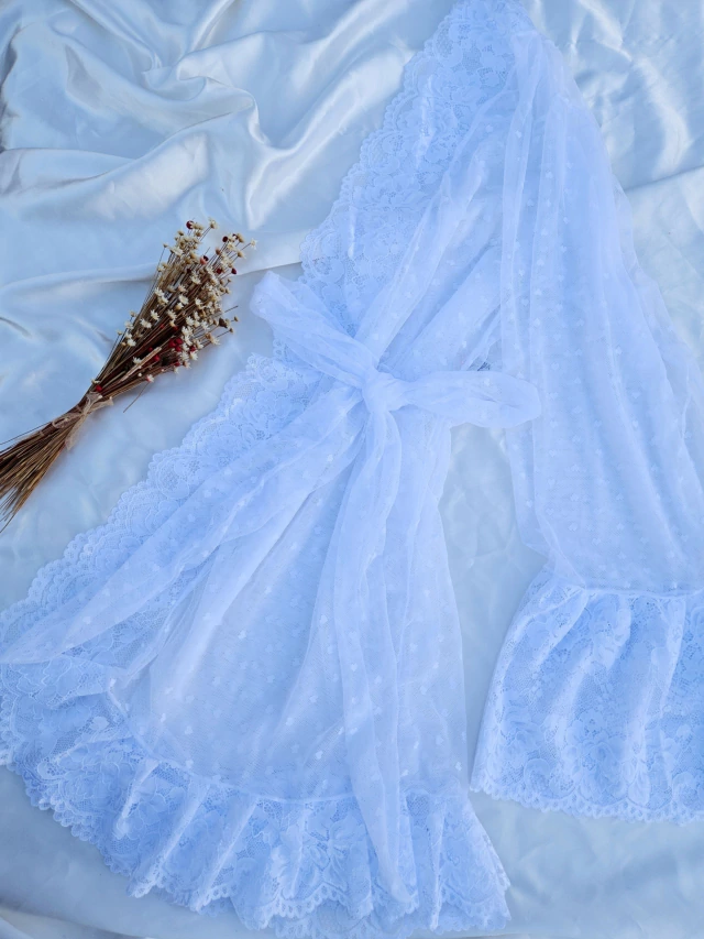 ROBE TULE coração branco — foto 2