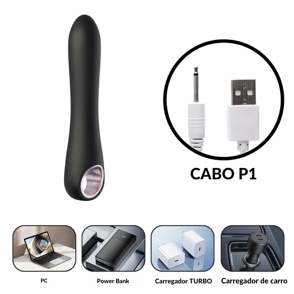 Vibrador personal 10 vibrações (3412) recarregavel — foto 5