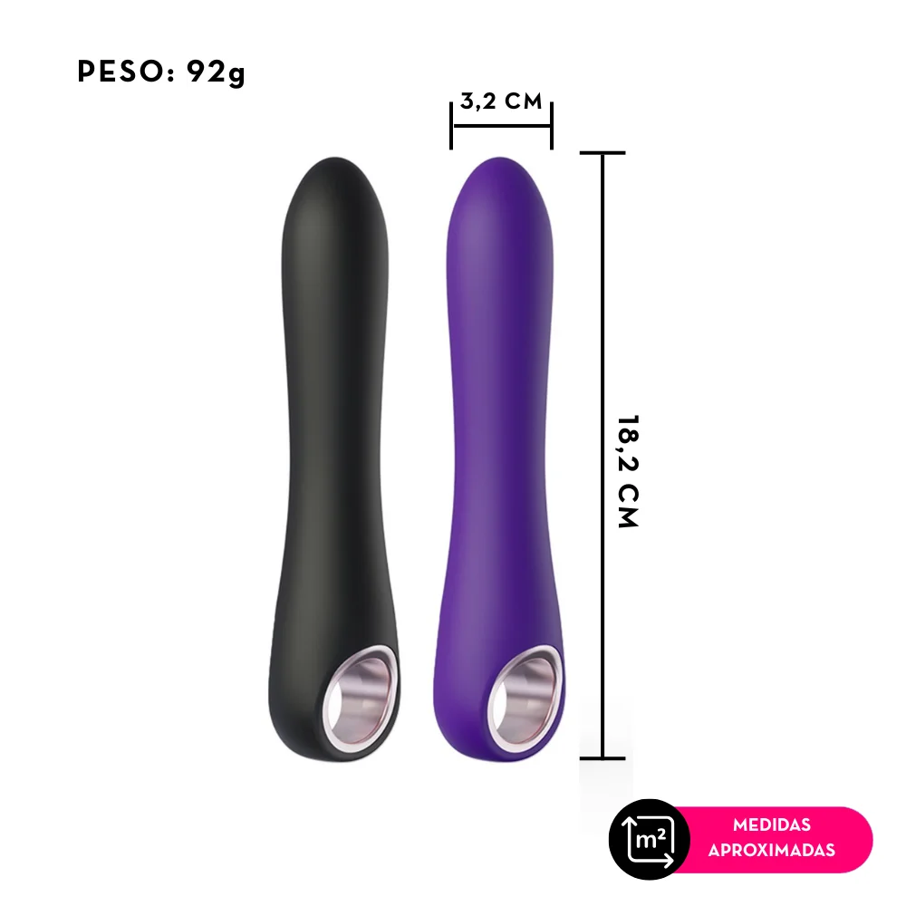 Vibrador personal 10 vibrações (3412) recarregavel — foto 2
