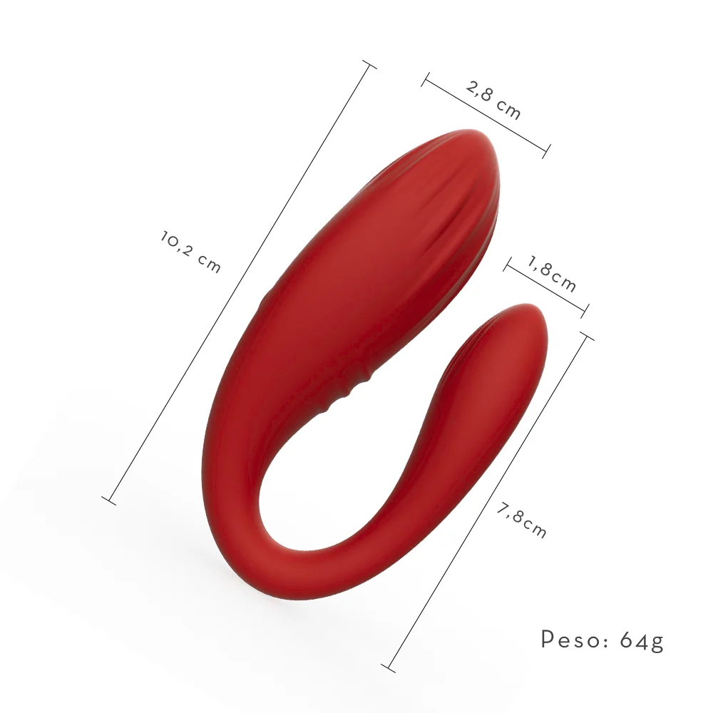 Vibrador de casal por aplicativo MLPP3308) recarregável — foto 2