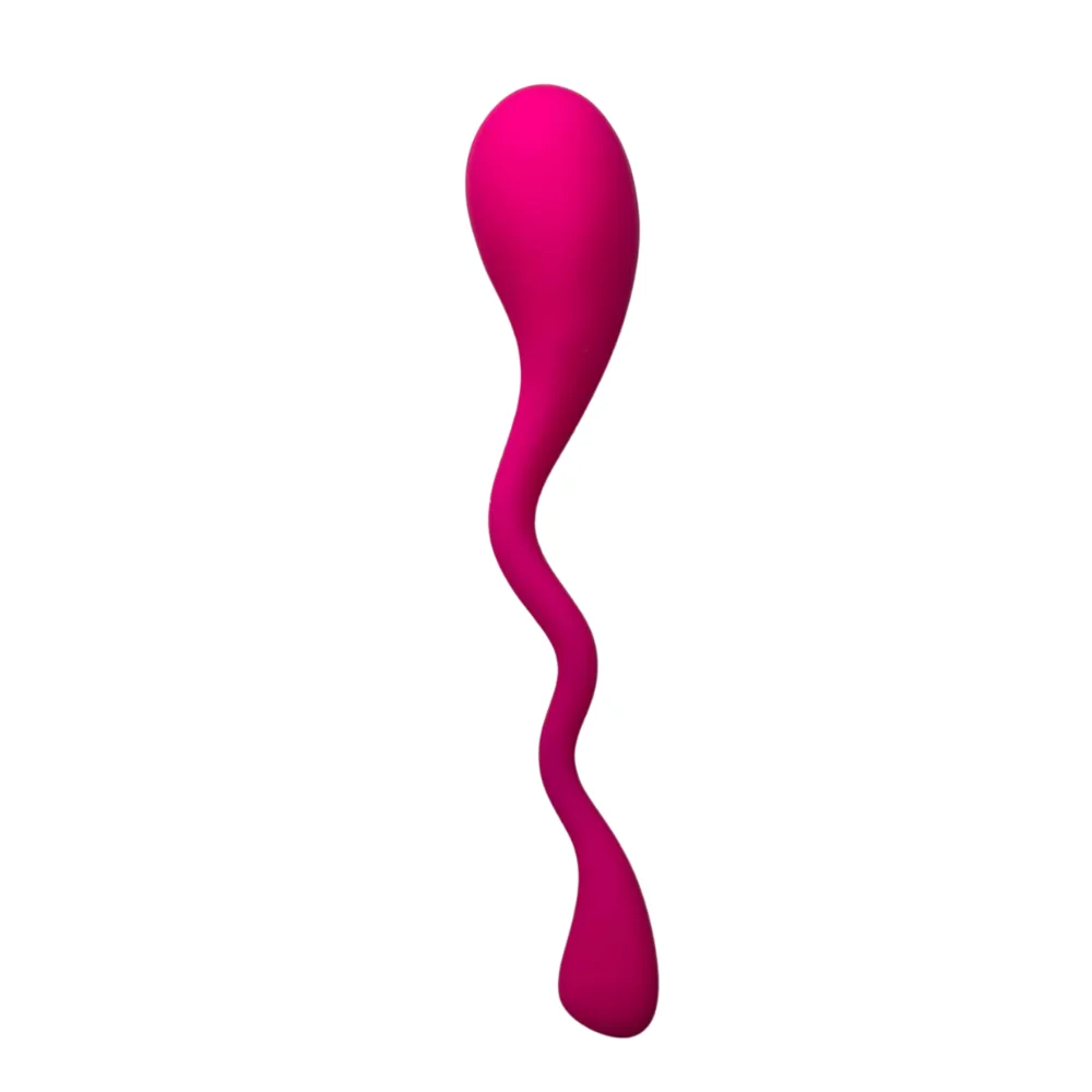 Vibrador de casal em silicone liquido por aplicativo (2033L) — foto 2