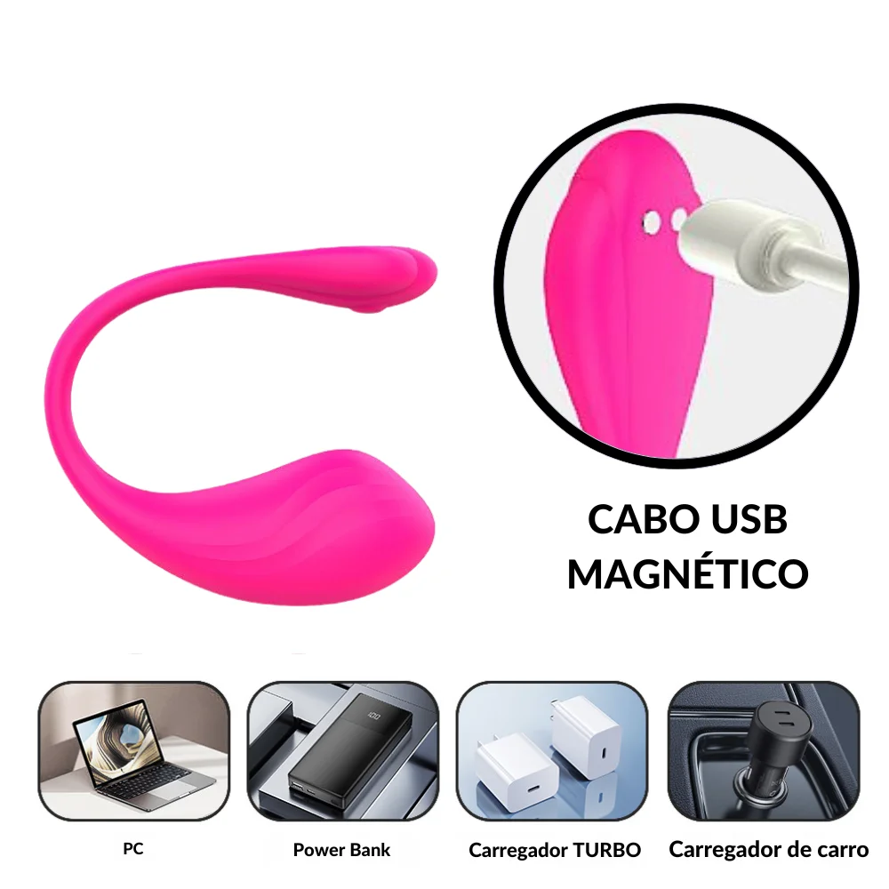 Vibrador de casal em silicone liquido por aplicativo (2038) — foto 5