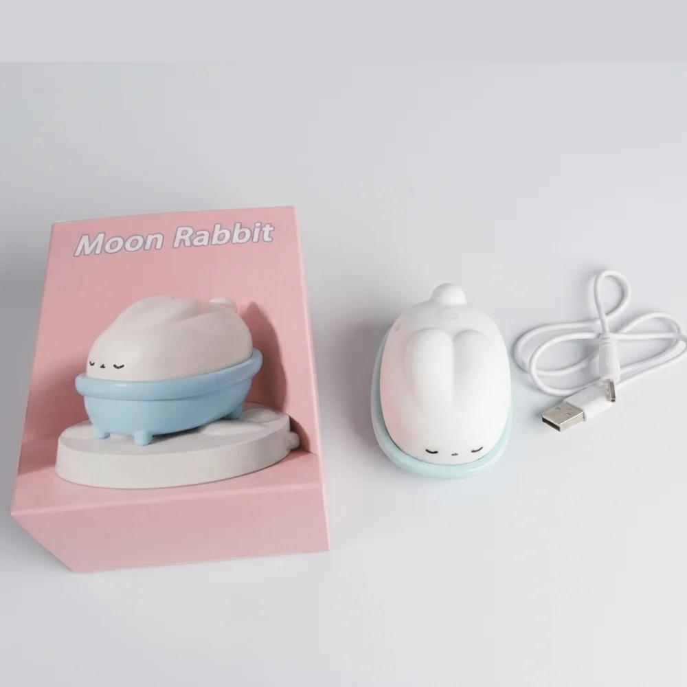 Vibrador em formato de coelho com pulsação (2089) recarregável — foto 4