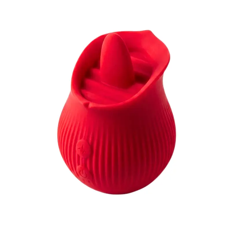Estimulador flower com língua estimuladora (1523) recarregável — foto 2