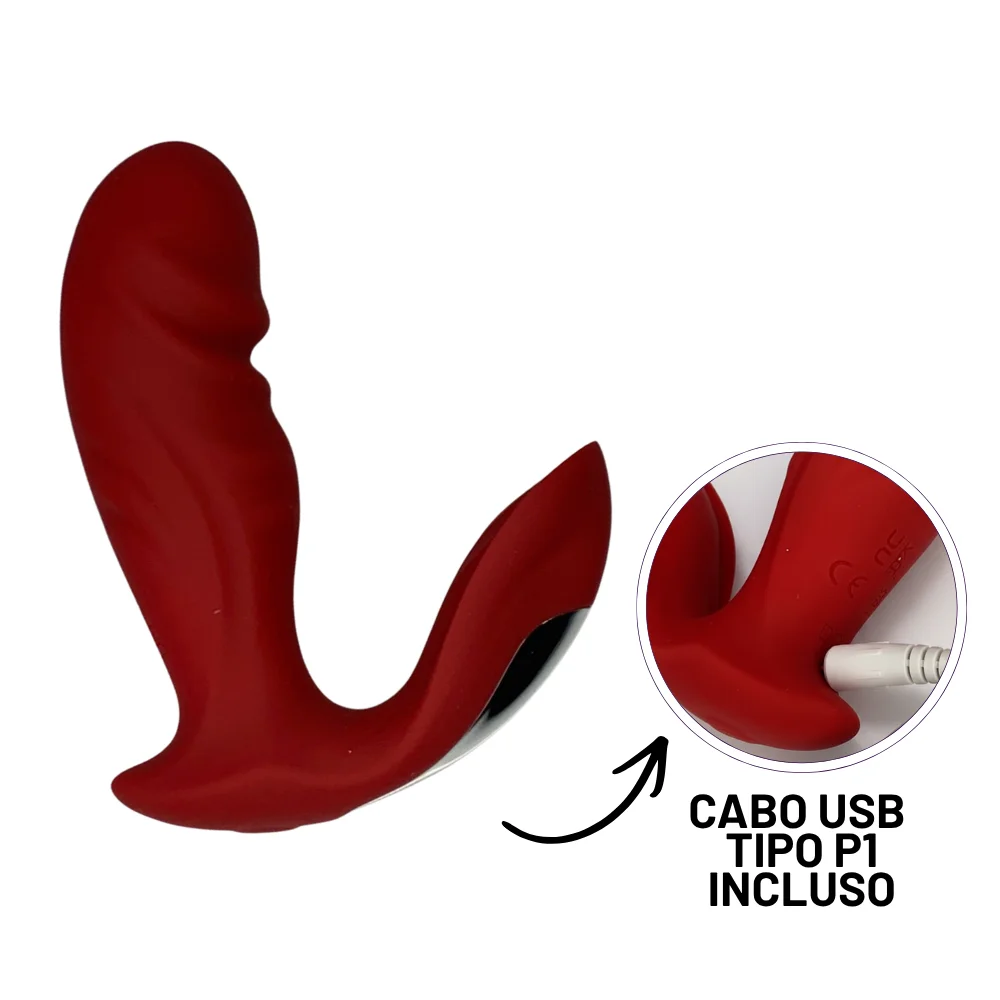 Vibrador com estimulador clitoriano por aplicativo (3362) — foto 10