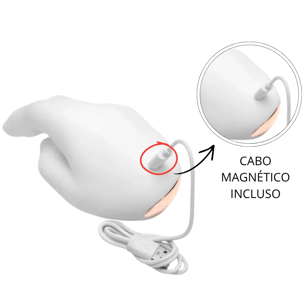 Vibrador premium em formato de mão com vai e vem e aquecimento (8275) recarregável — foto 11