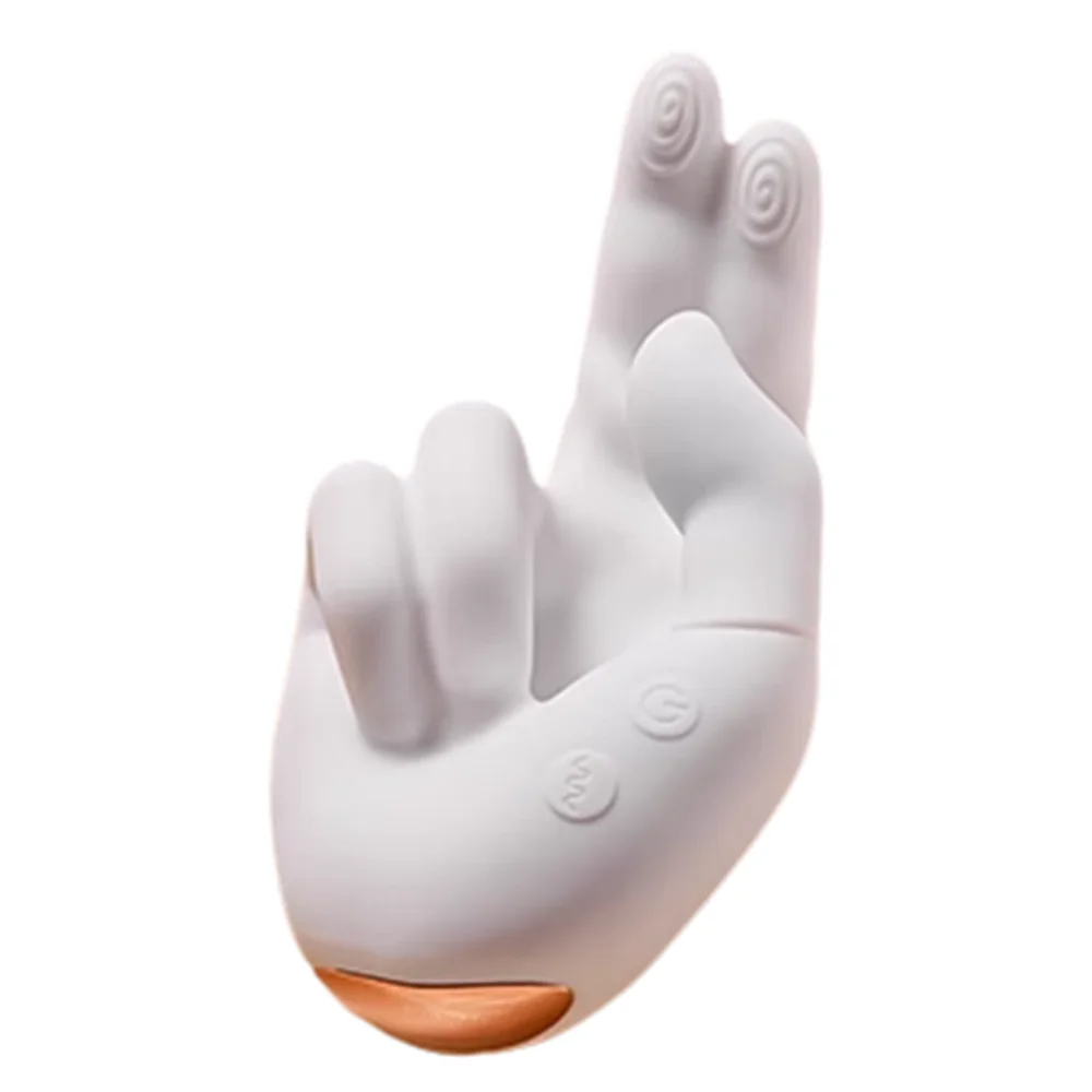Vibrador premium em formato de mão com vai e vem e aquecimento (8275) recarregável — foto 1