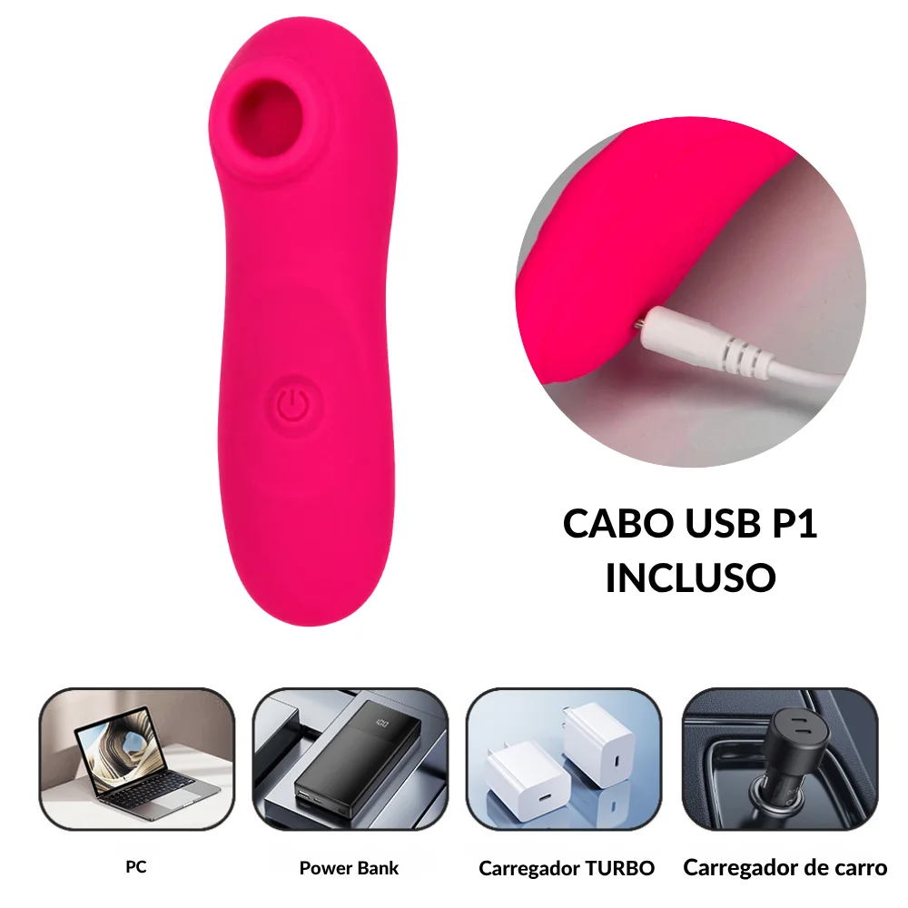 Vibrador de Clitóris com Pulsação (2138) Recarregável — foto 4