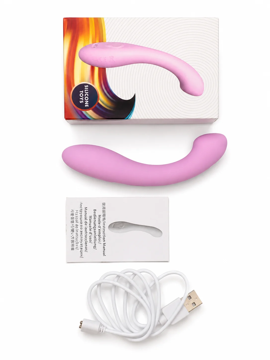 Mini vibrador soft curve ponto G (2522) recarregável — foto 4