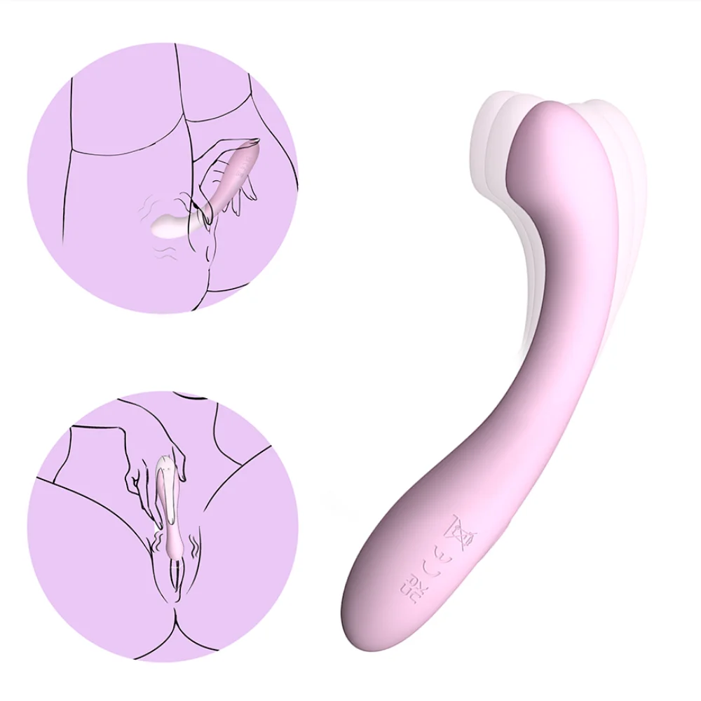 Mini vibrador soft curve ponto G (2522) recarregável — foto 1