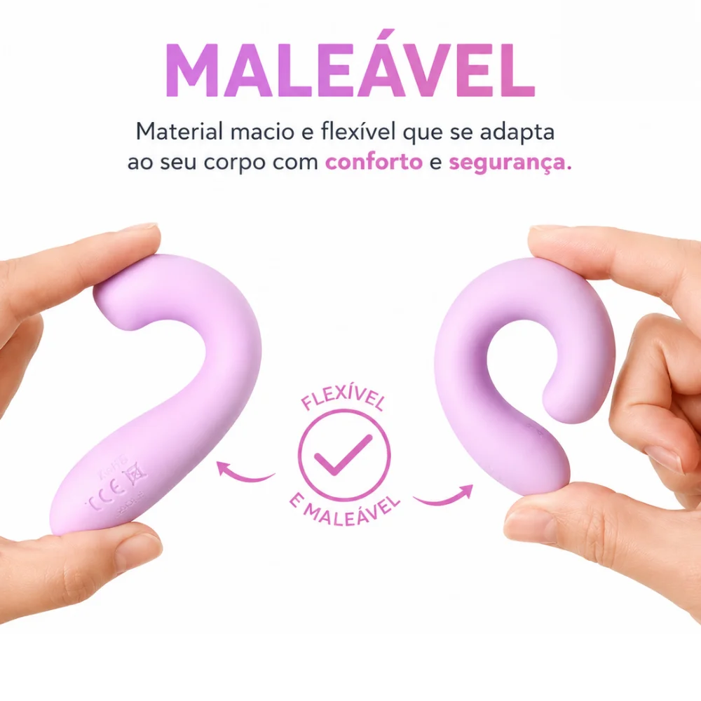 Mini vibrador soft curve ponto G (2522) recarregável — foto 8
