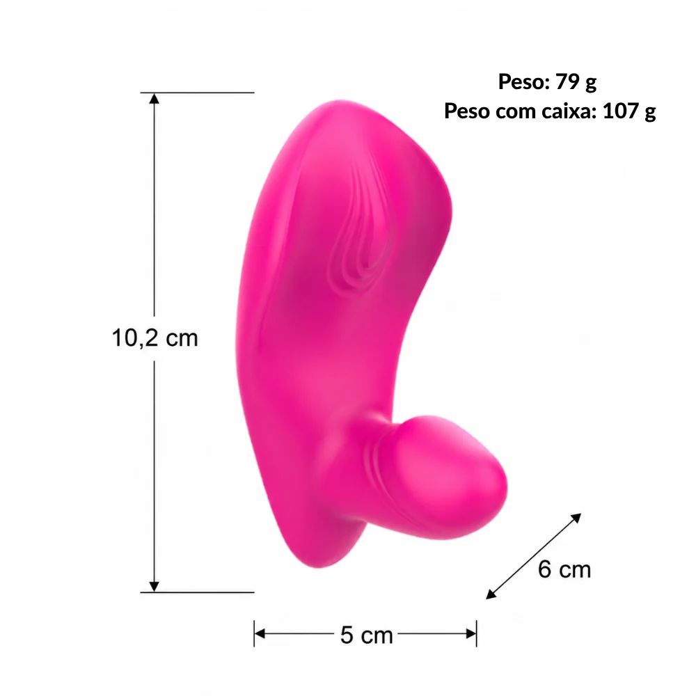 Vibrador de calcinha por aplicativo (3026) recarregável — foto 5