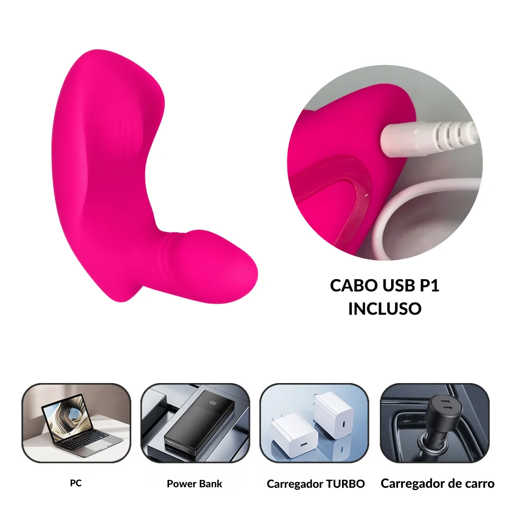 Vibrador de calcinha por aplicativo (3026) recarregável — foto 6