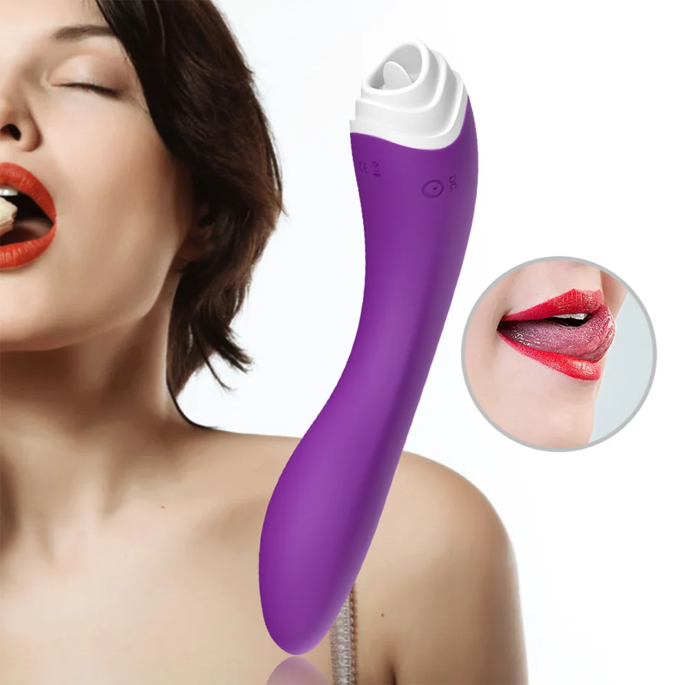 Vibrador com lingua e estimulo no ponto g (2218) recarregável — foto 4