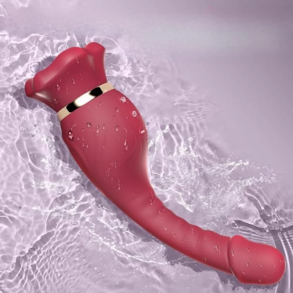 Vibrador Ponto G com Sucção e Língua Rotativa 360° (3417) recarregável — foto 5