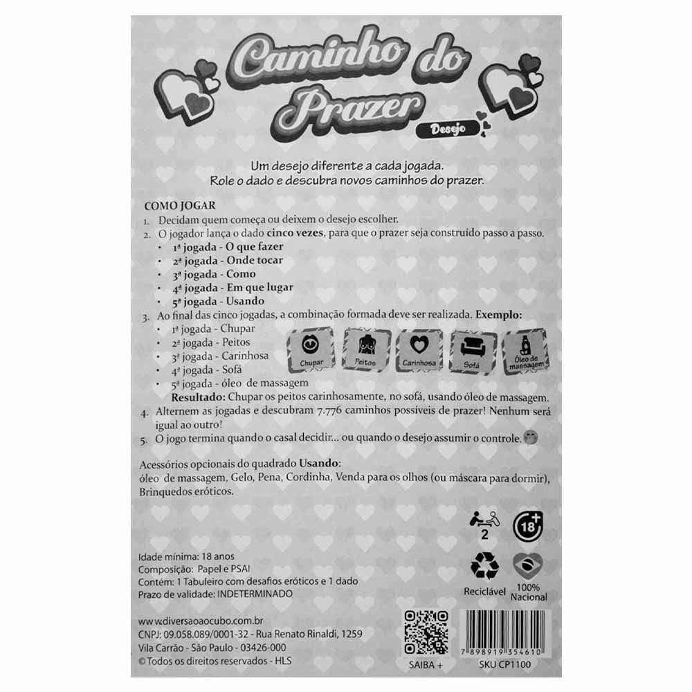 Jogo Raspadinha Caminho Do Prazer Diversão Ao Cubo — foto 2