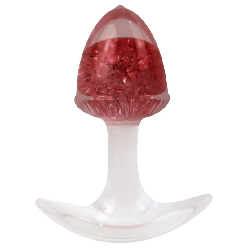 Plug Anal P Bolota Esfera Vidro 8,7 X 6,5Cm (PL149P) tamanho P