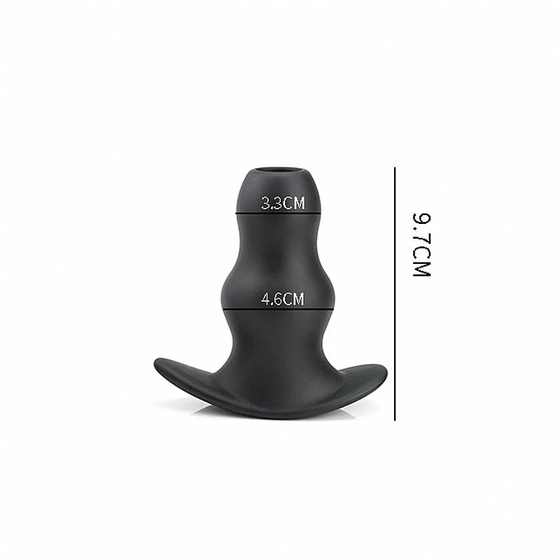 Plug Anal Vazado em Silicone - 9.7 X 4.6 cm (9497) — foto 6