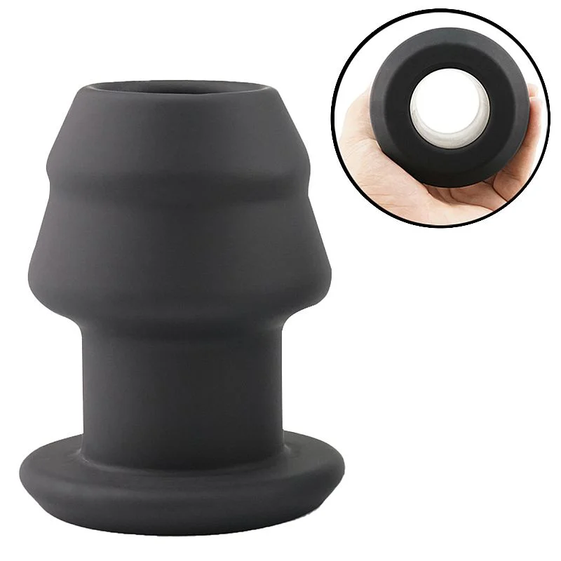 Plug Anal Vazado em Silicone - 9.7 X 4.6 cm (9497) — foto 2