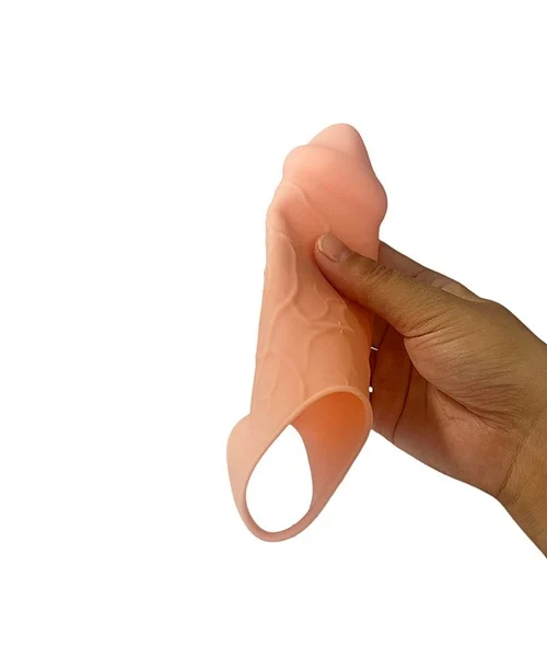 Capa Peniana com Anel de Silicone - 20,0 x 4,2cm (9698) — foto 2