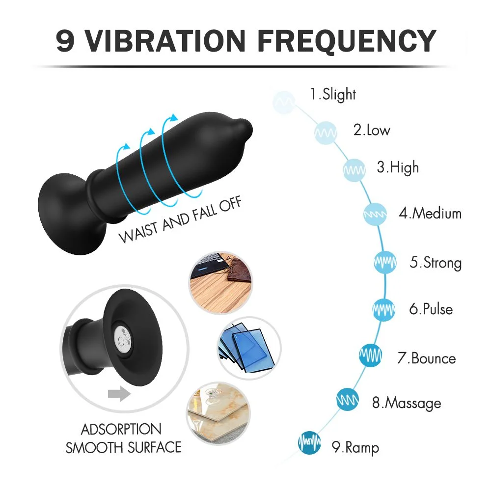 Plug Anal com Vibrador Bullet Controle Remoto (S108-2) — foto 3