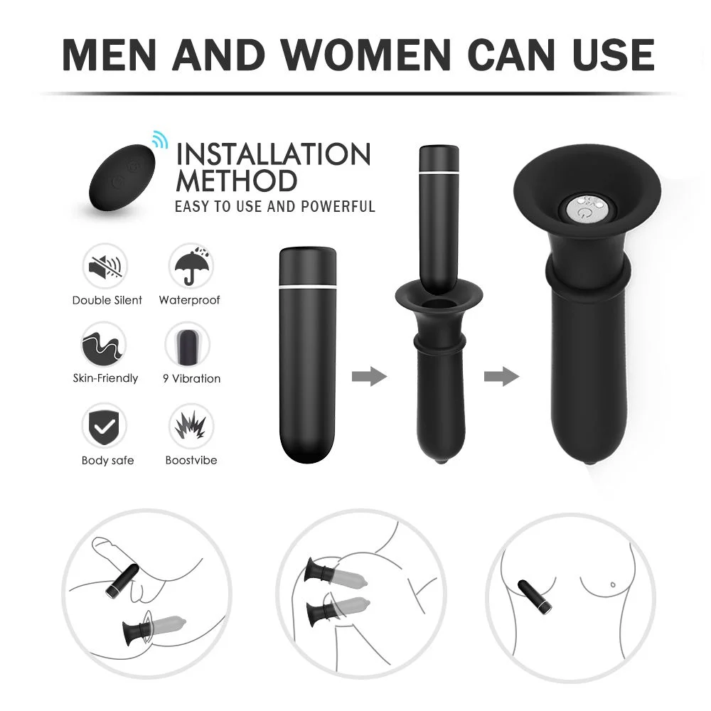 Plug Anal com Vibrador Bullet Controle Remoto (S108-2) — foto 2