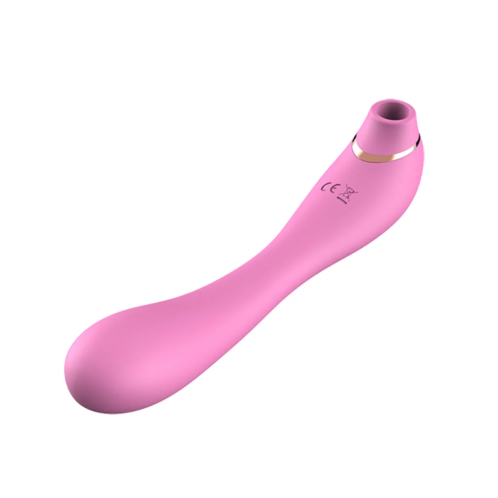 Vibrador Dobrável com pulsação de Clitóris (DB-2000) — foto 5