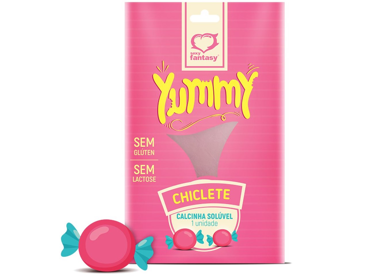 Calcinha comestível / solúvel Yummy - Sexy Fantasy — foto 4